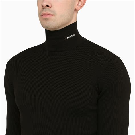 maglia prada nera|maglietta prada.